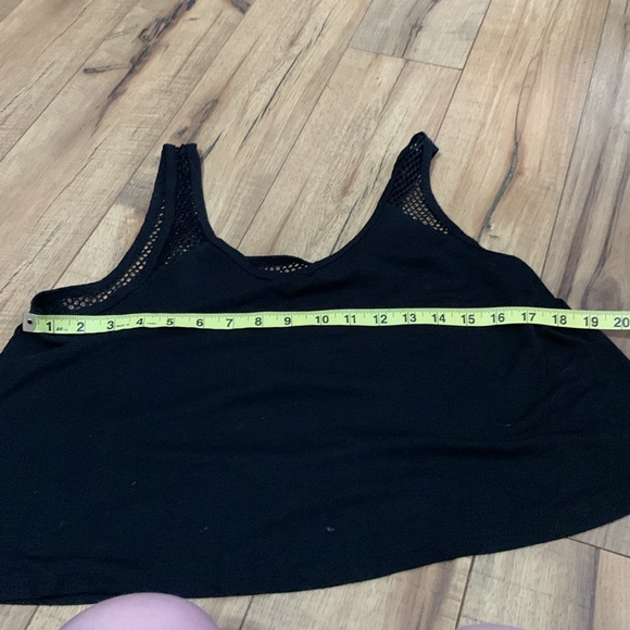 Fishnet crop tank top black - Picture 4 of 11